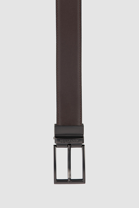 Ремень из натуральной кожи, цвет Черный