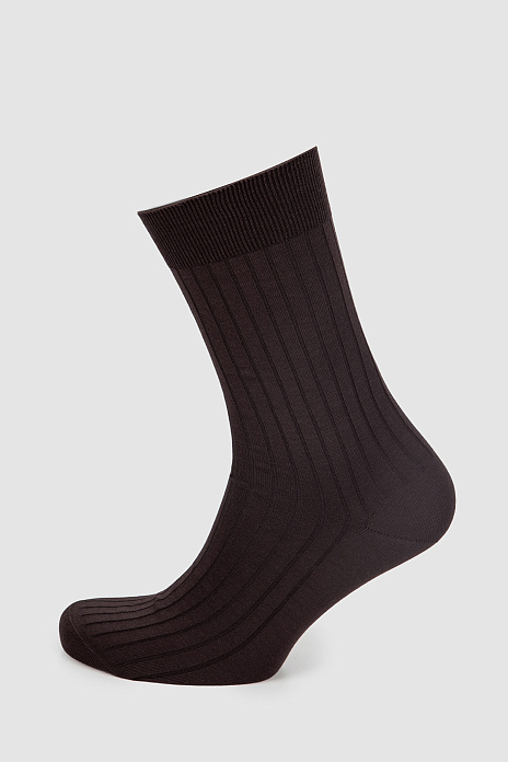 Носки из бамбука, цвет Коричневый темный
