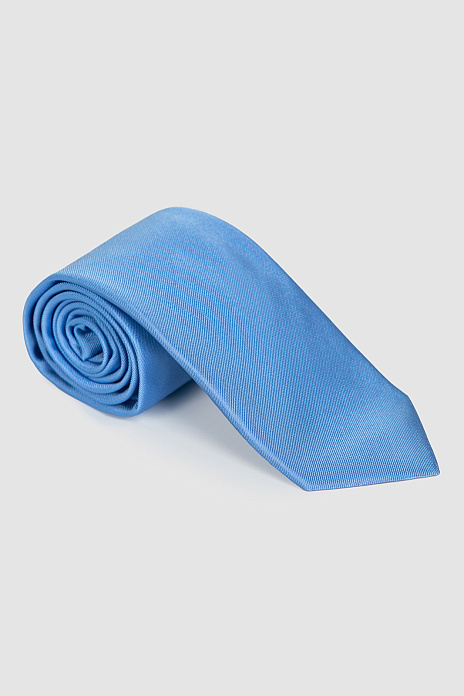 Галстук из шелка, цвет Голубой
