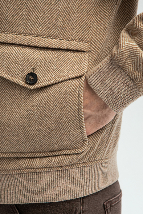 Куртка Limited edition из шерсти и кашемира Drago, цвет Бежевый