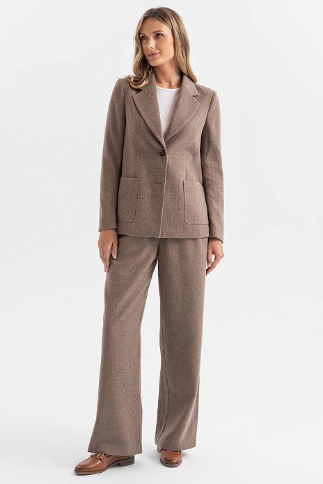 Костюм из смесовой шерсти, цвет 