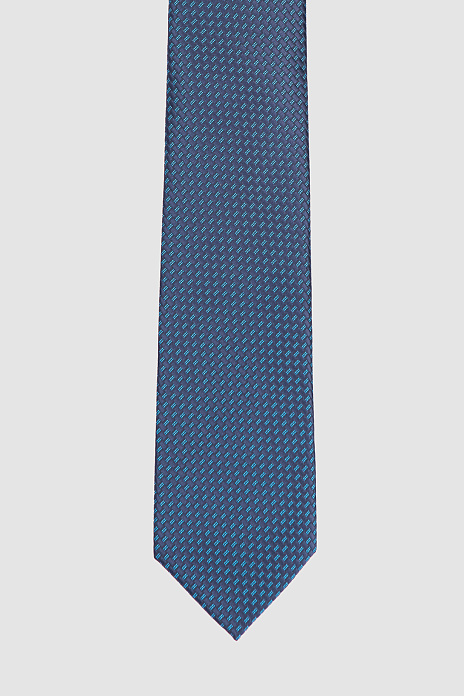 Галстук из микрофибры, синий цвет, цвет Синий темный