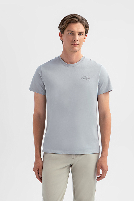 Футболка из хлопка, цвет Серый