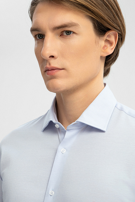 Сорочка из трикотажной ткани, цвет Голубой светлый