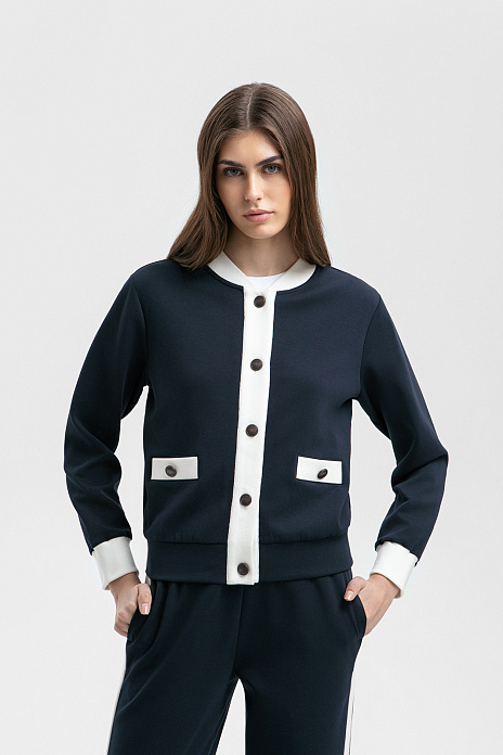 Толстовка, цвет Синий темный