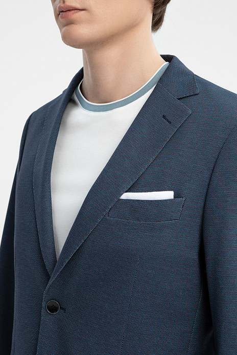Пиджак однобортный, цвет Синий темный