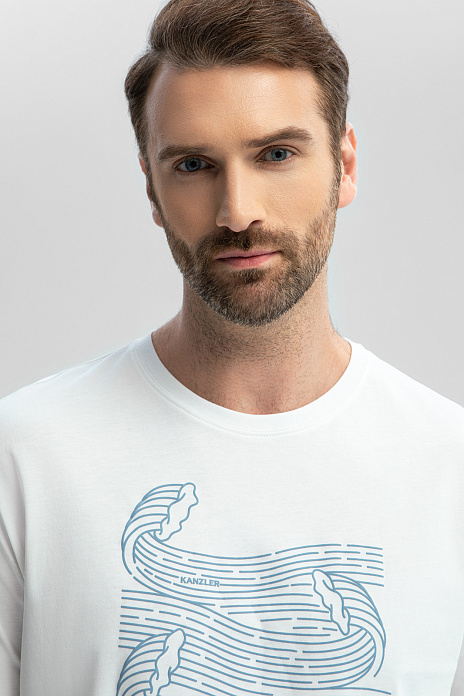 Футболка из хлопка, цвет Белый