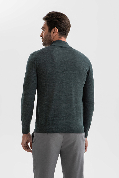 Водолазка из шерсти, цвет Зеленый