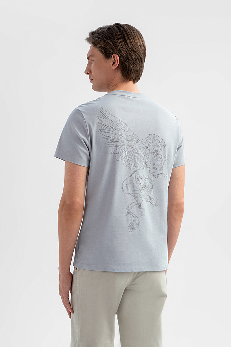 Футболка из хлопка, цвет Серый