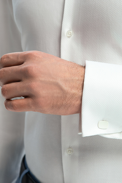 Сорочка из австрийской ткани Getzner с защитой от пятен, цвет Белый