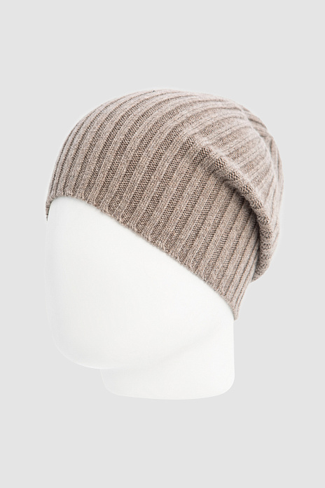 Шапка из шерсти, цвет Бежевый