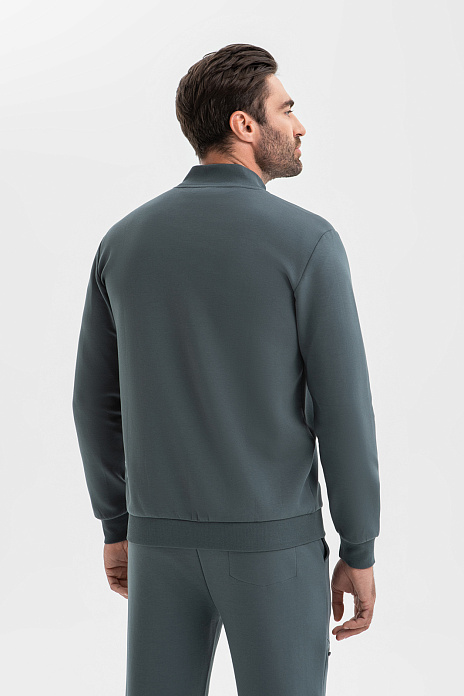 Толстовка из хлопка, цвет Зеленый