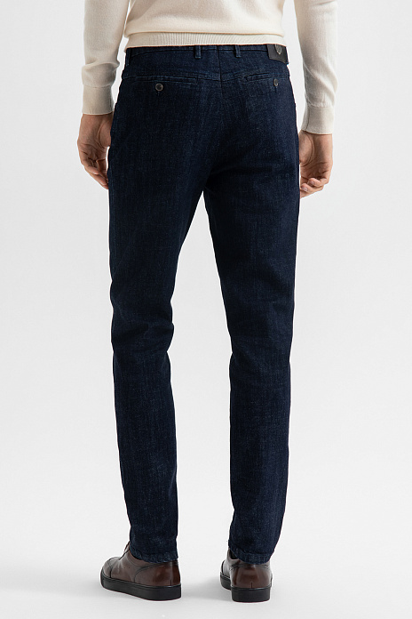 Джинсы, цвет Синий темный