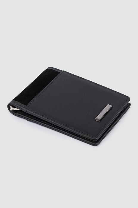 Кошелек из натуральной кожи, цвет Черный