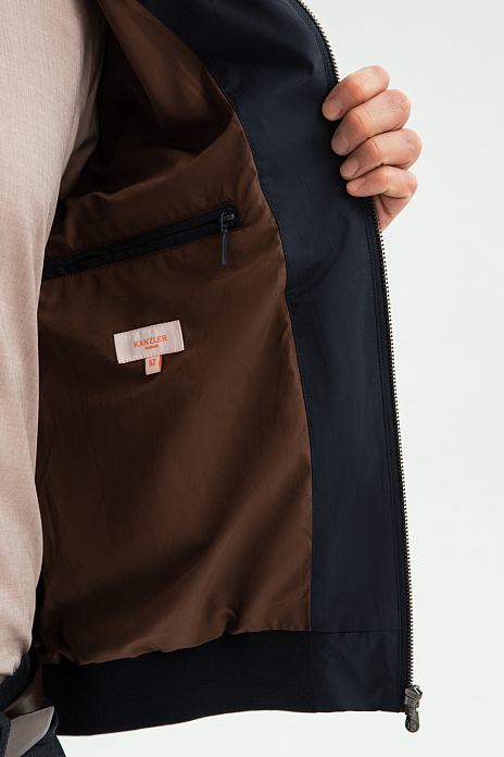 Куртка с водоотталкивающей обработкой, цвет Синий темный