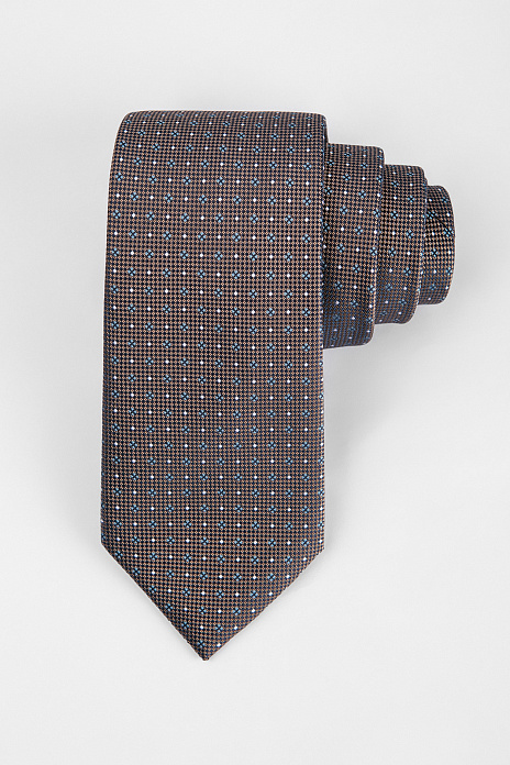 Галстук, цвет Коричневый светлый