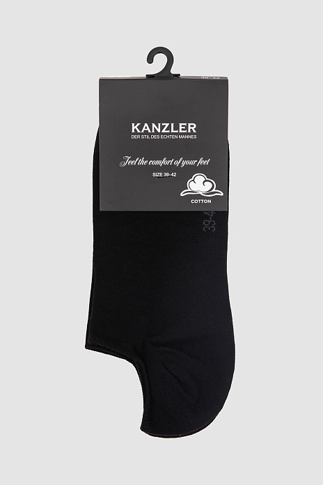 Носки короткие из хлопка, цвет Черный