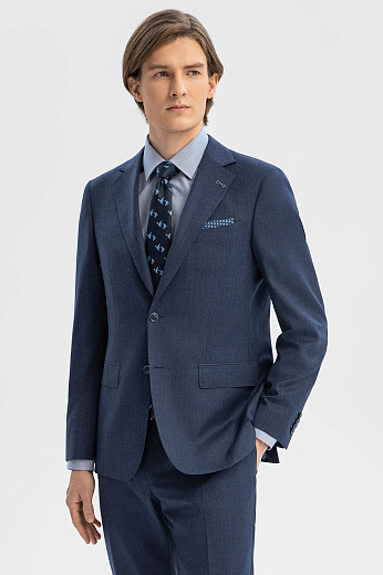 Пиджак из шерсти, устойчивой к сминанию