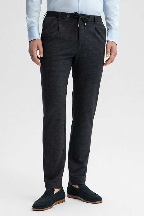 Брюки на кулиске, цвет Черный