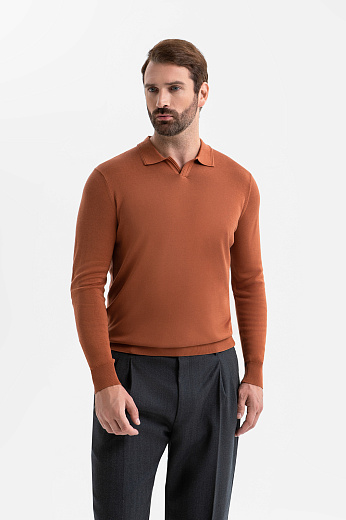 Джемпер поло из шелка, лимитированная коллекция