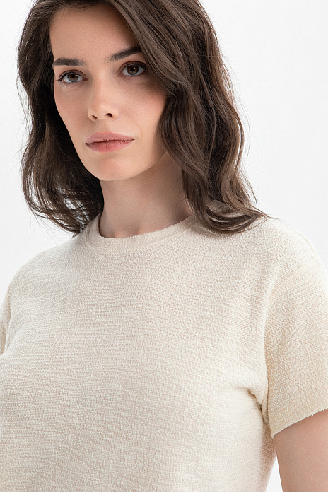 Футболка из хлопка, цвет Молочный