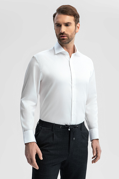 Сорочка из хлопка, легкая в уходе, цвет Белый