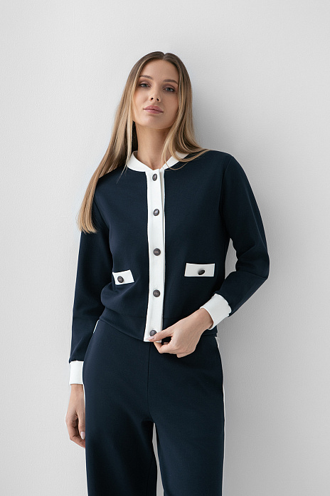 Толстовка, цвет Синий темный